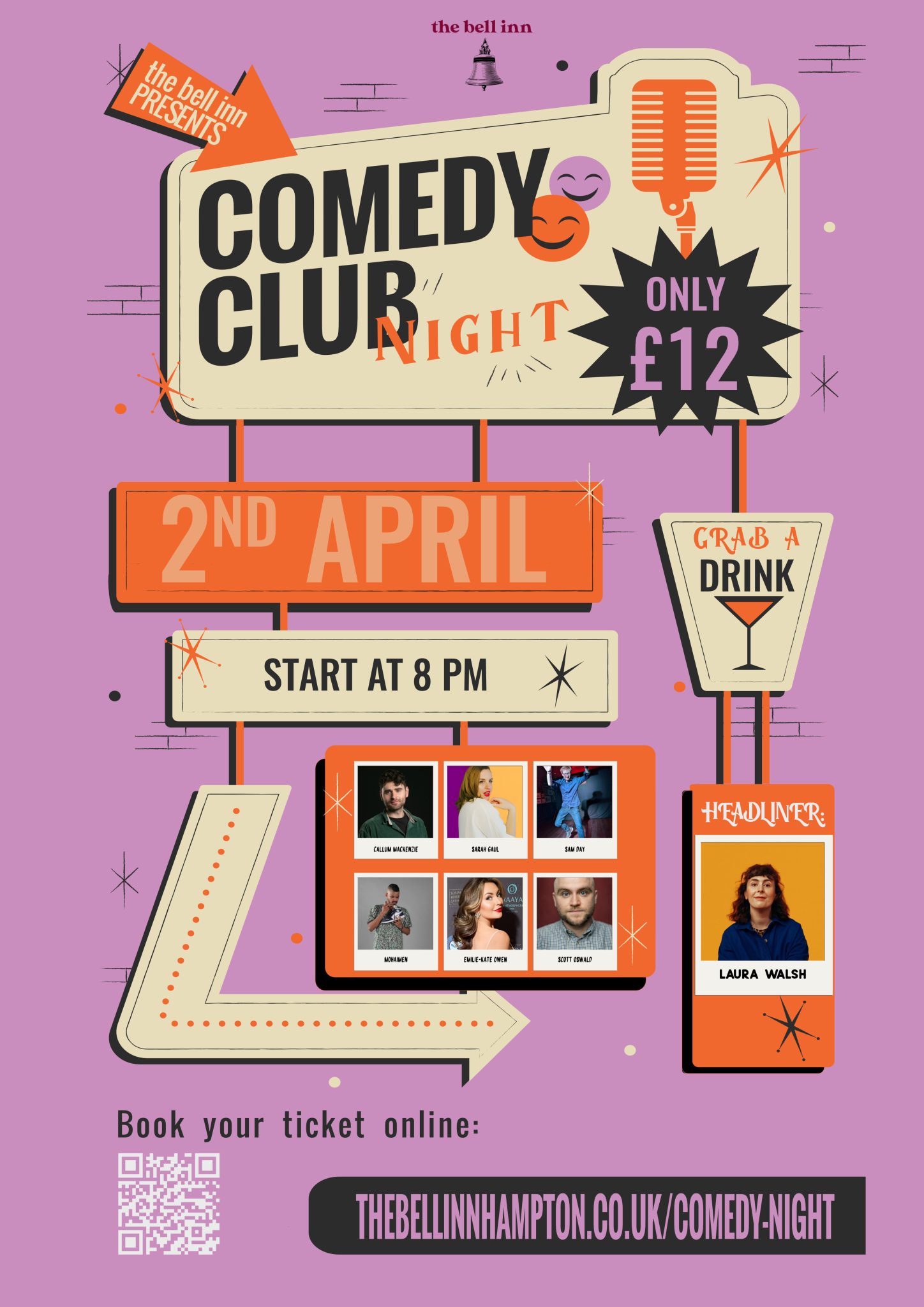 comedy club bell inn April